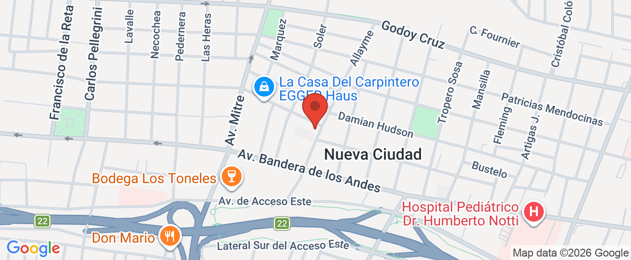 Mapa de la ubicación