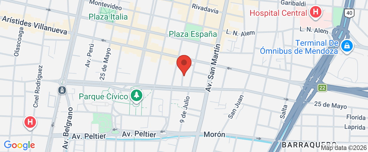 Mapa de la ubicación