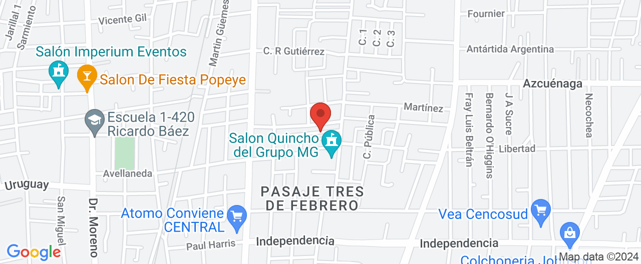Mapa de la ubicación