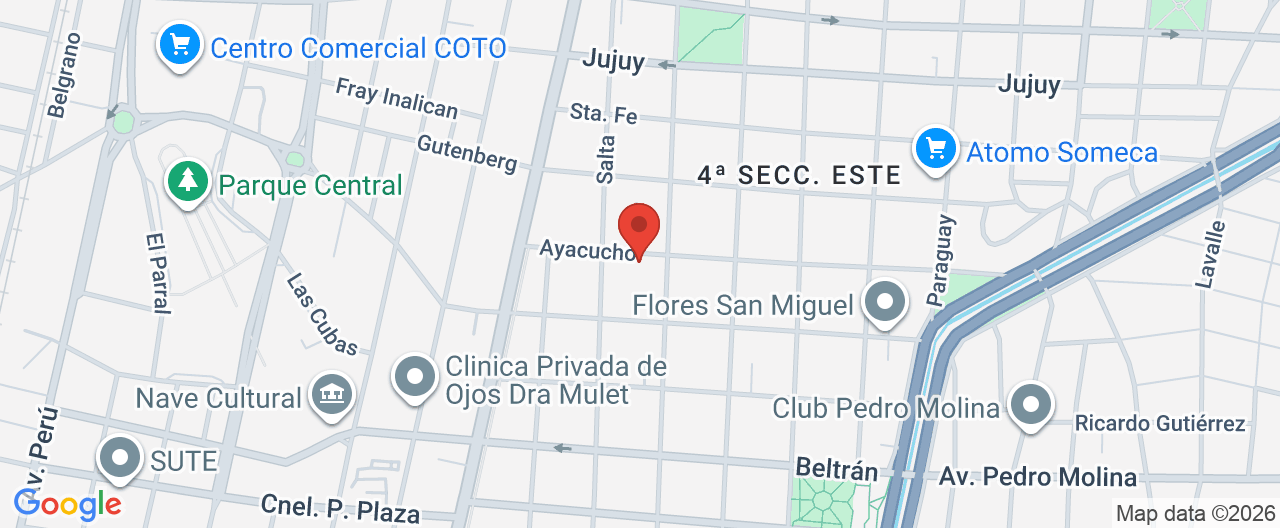 Mapa de la ubicación