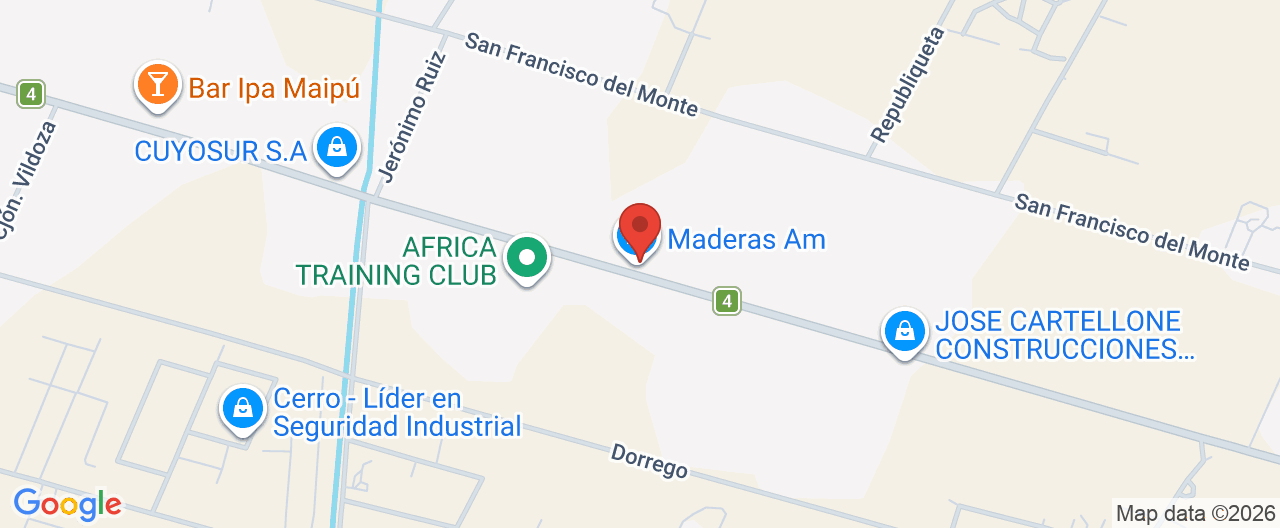 Mapa de la ubicación