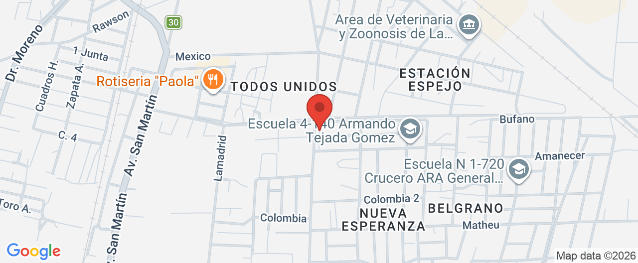 Mapa de la ubicación