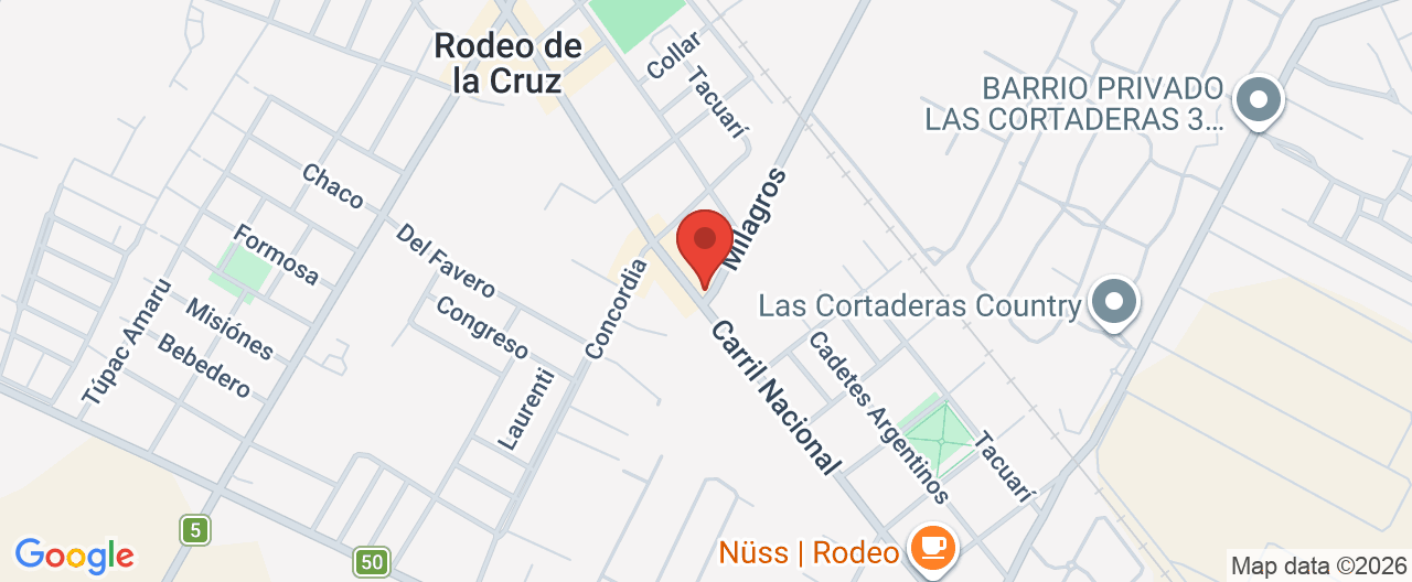 Mapa de la ubicación