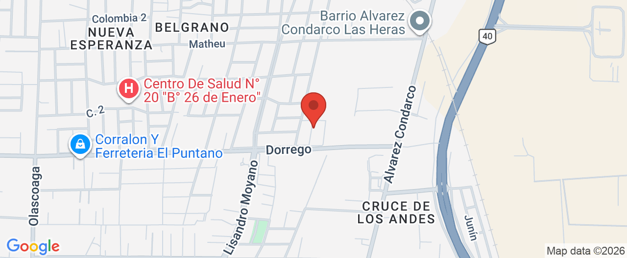 Mapa de la ubicación