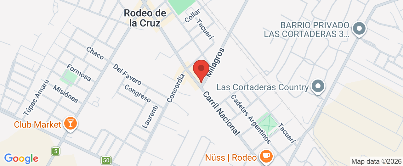 Mapa de la ubicación