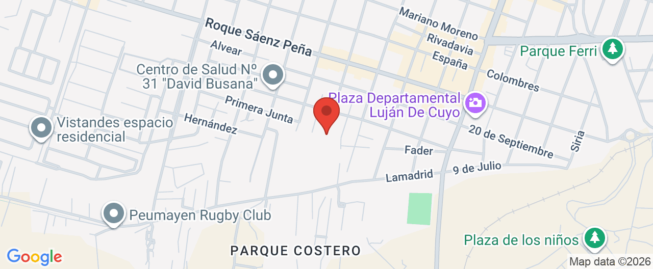 Mapa de la ubicación