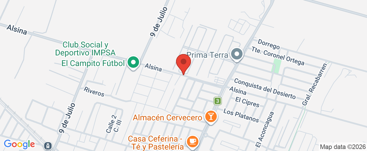 Mapa de la ubicación
