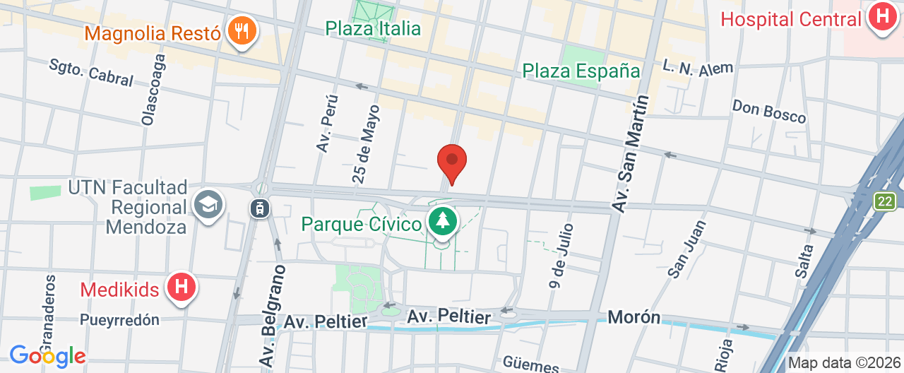 Mapa de la ubicación
