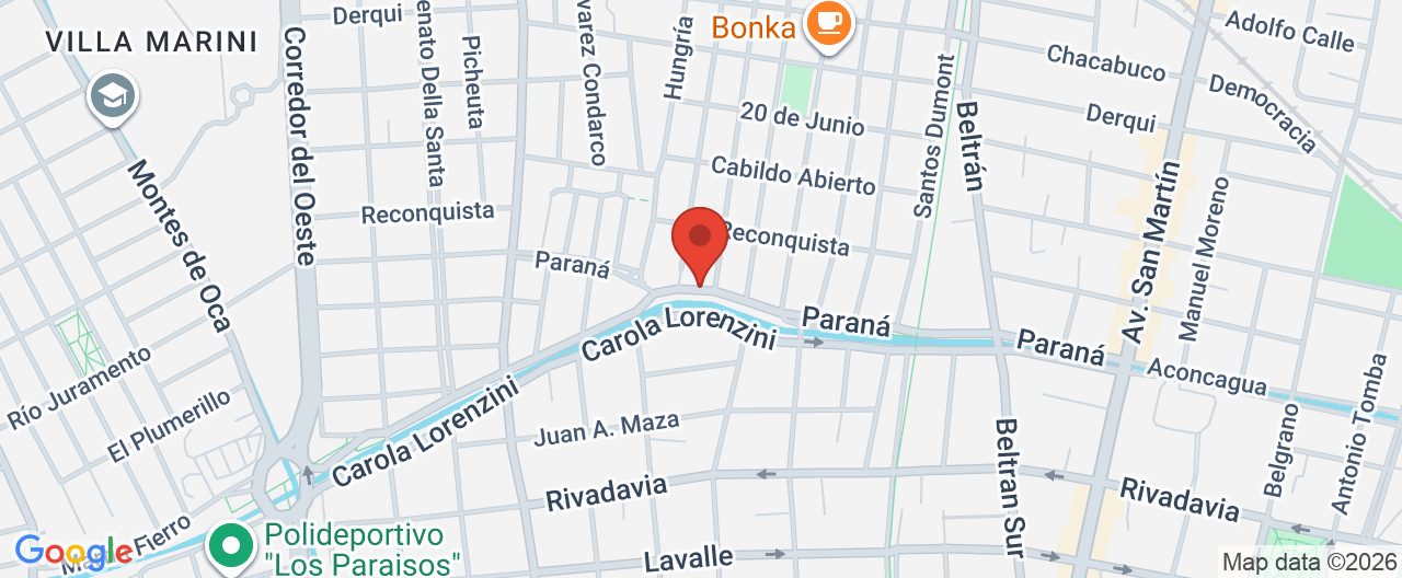 Mapa de la ubicación