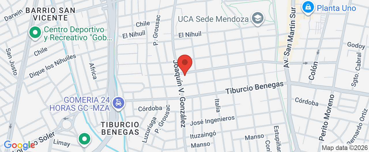 Mapa de la ubicación