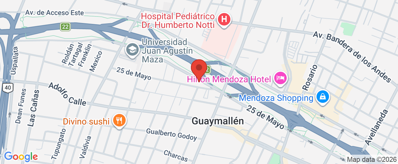 Mapa de la ubicación