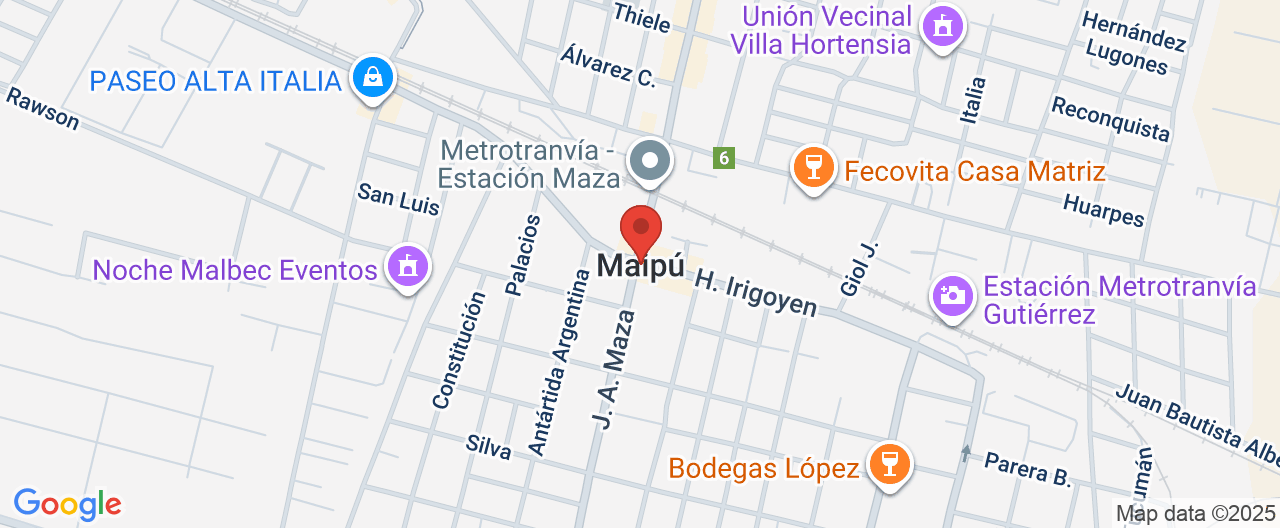 Mapa de la ubicación