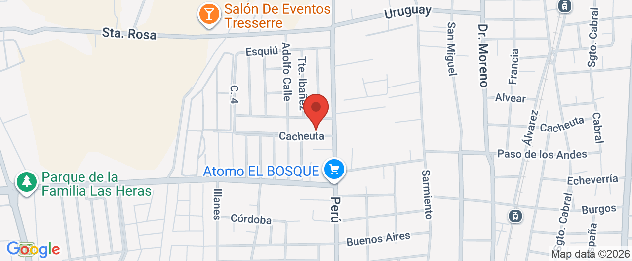 Mapa de la ubicación