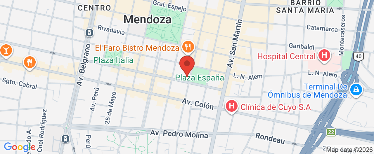 Mapa de la ubicación