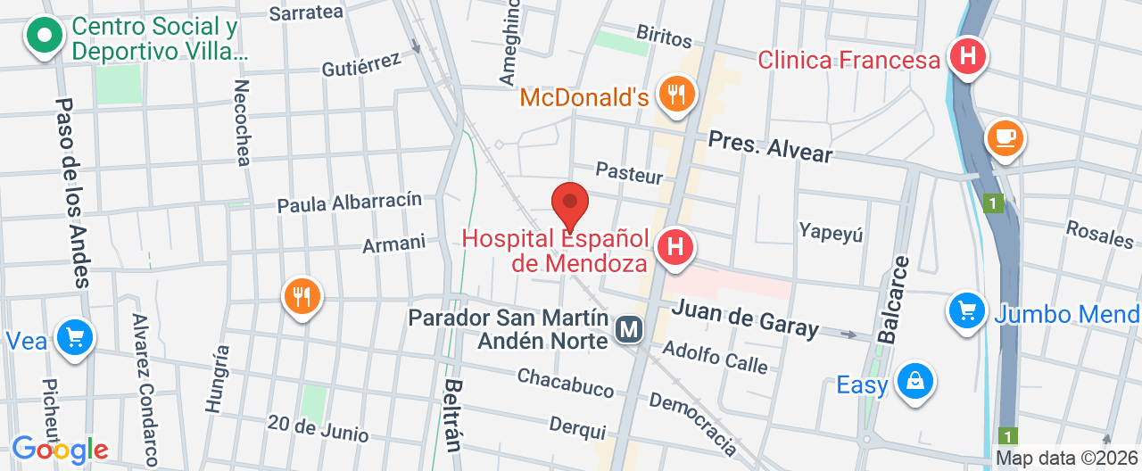 Mapa de la ubicación
