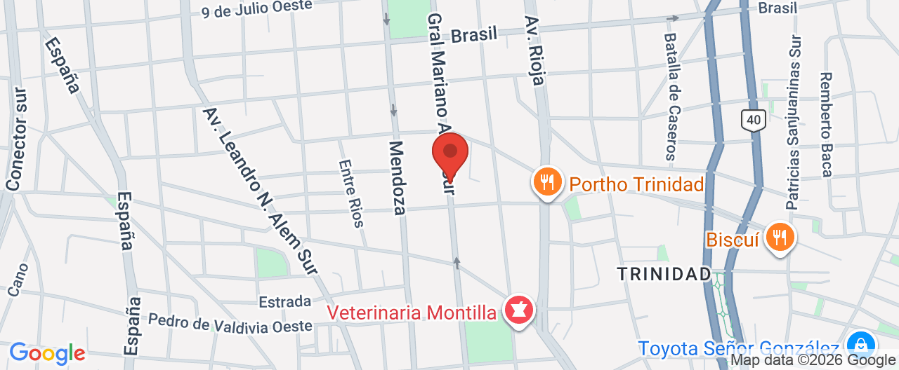 Mapa de la ubicación