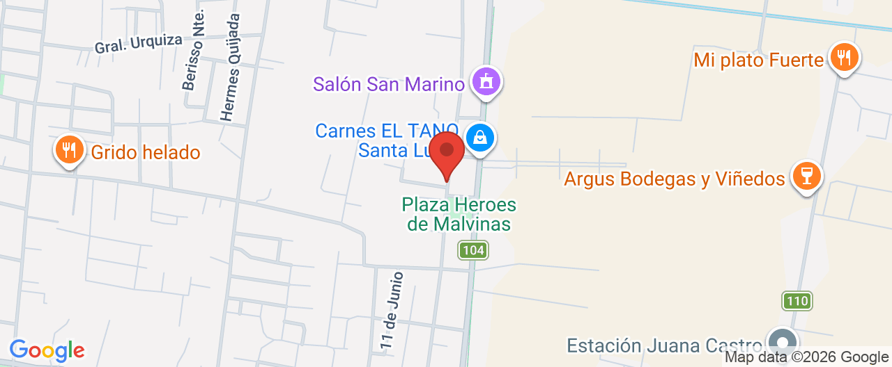 Mapa de la ubicación