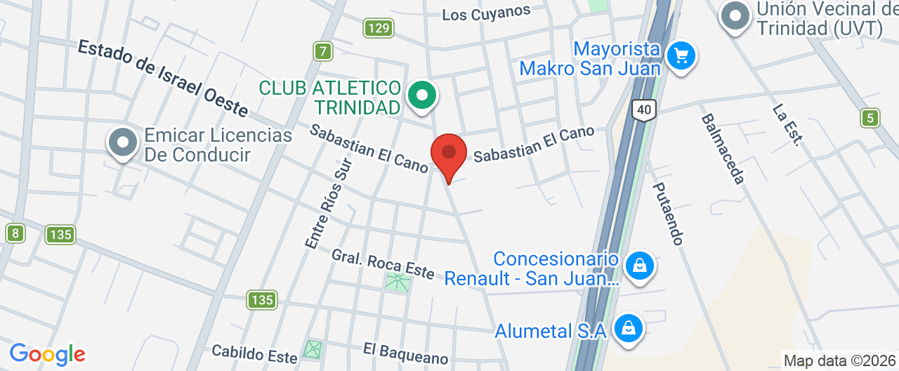Mapa de la ubicación