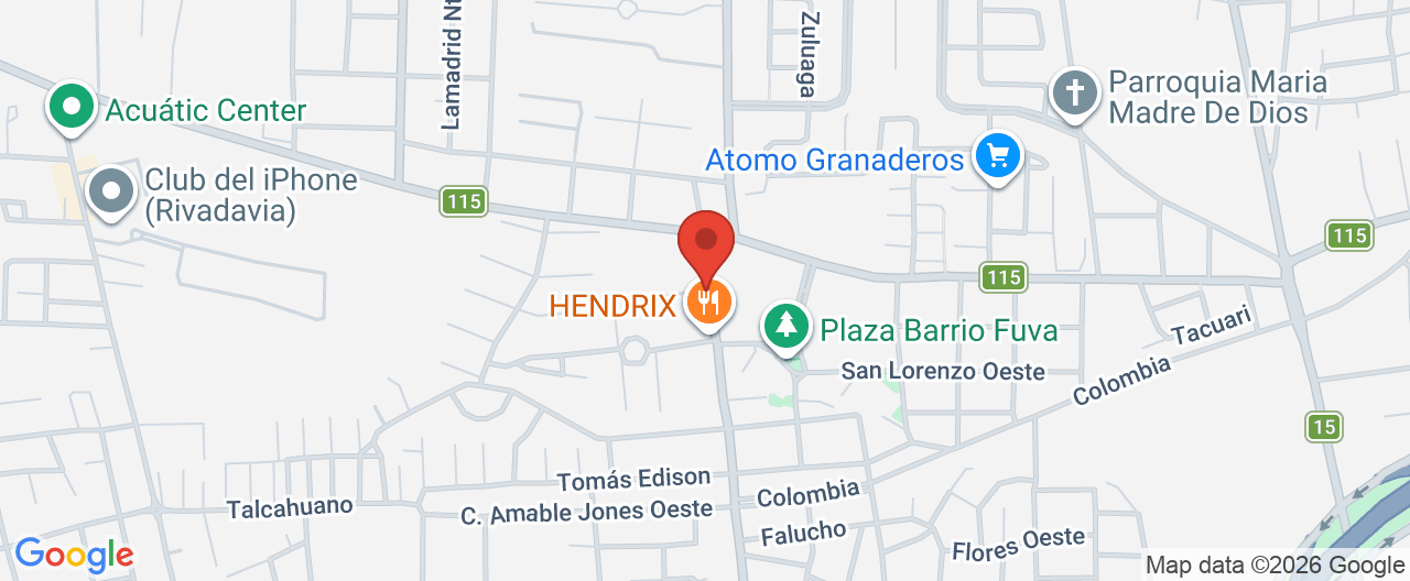 Mapa de la ubicación