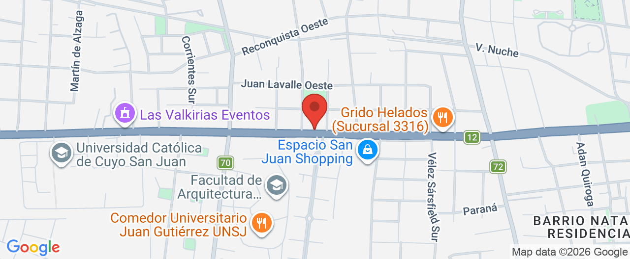 Mapa de la ubicación