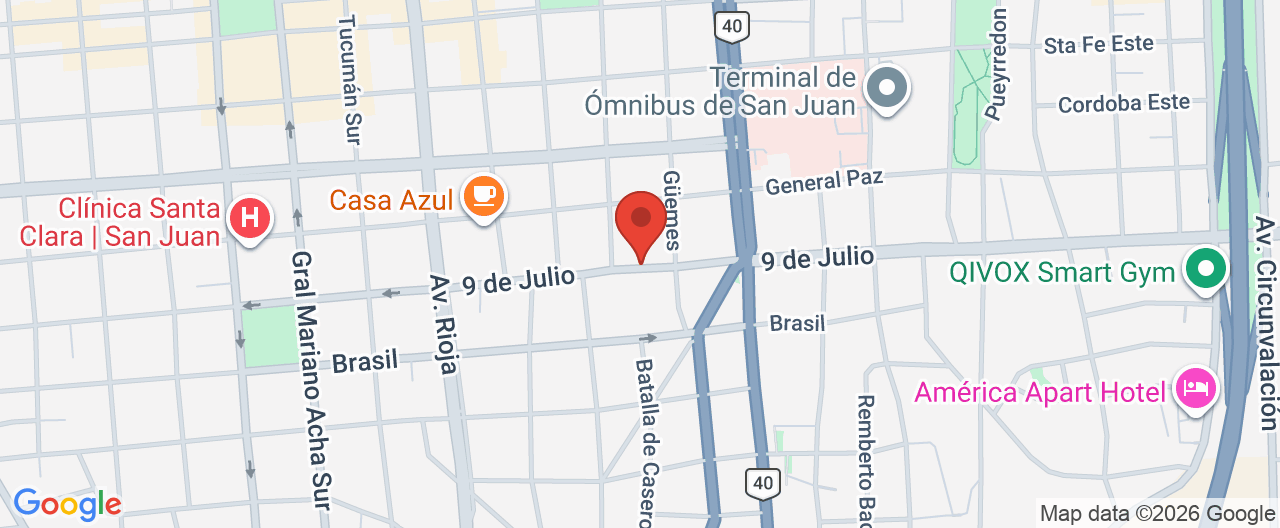 Mapa de la ubicación
