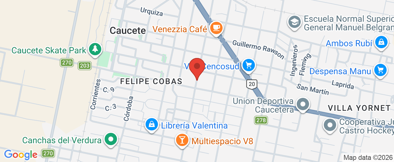 Mapa de la ubicación