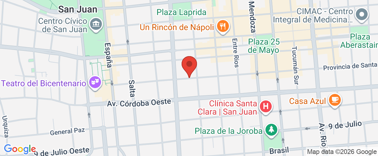 Mapa de la ubicación
