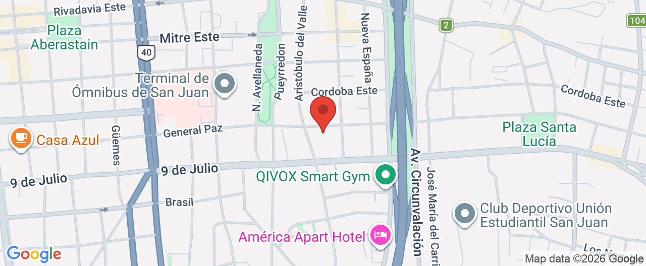 Mapa de la ubicación