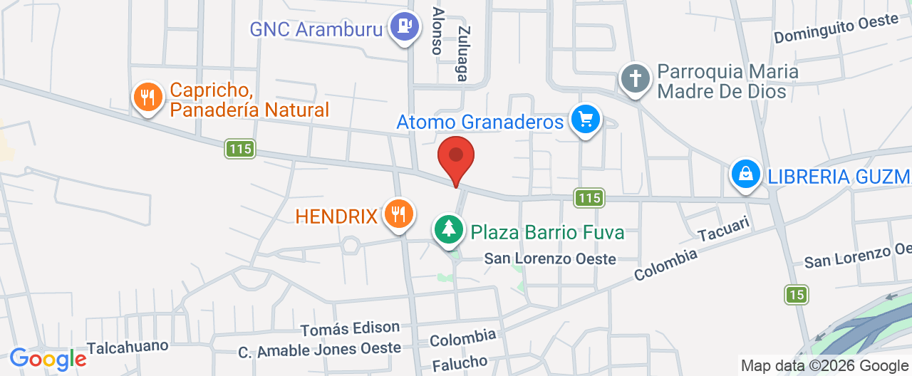 Mapa de la ubicación