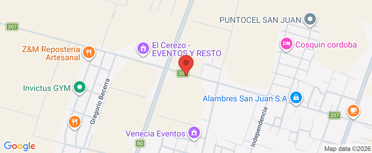 Mapa de la ubicación