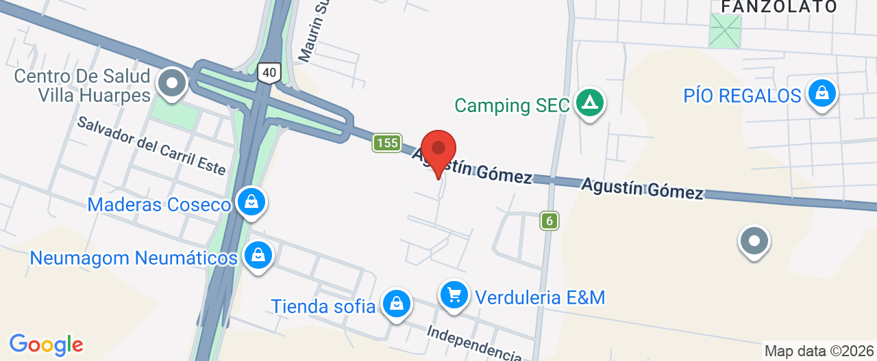 Mapa de la ubicación
