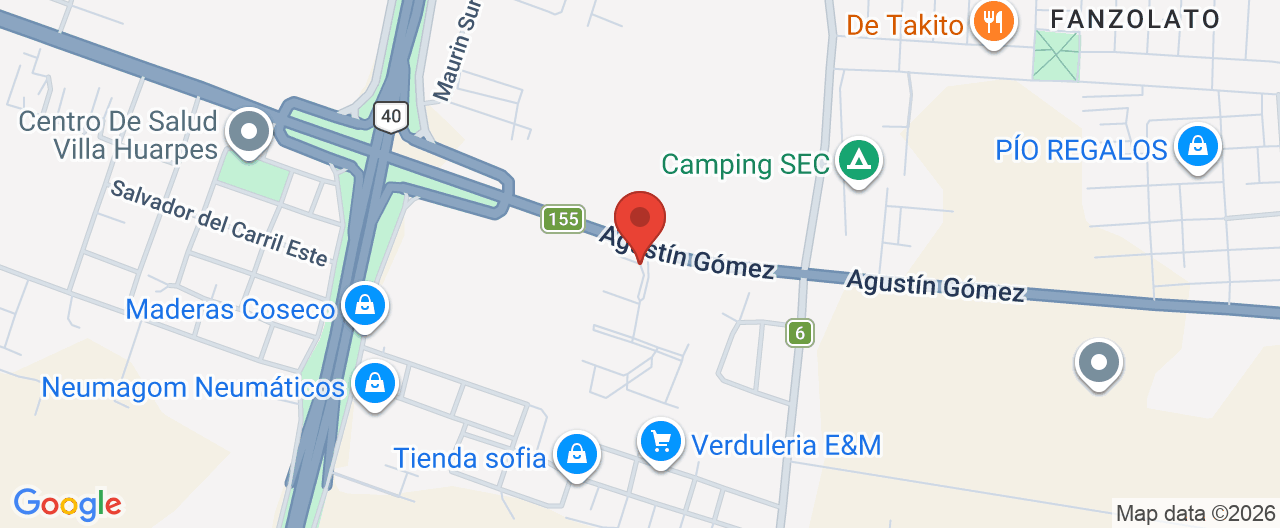 Mapa de la ubicación