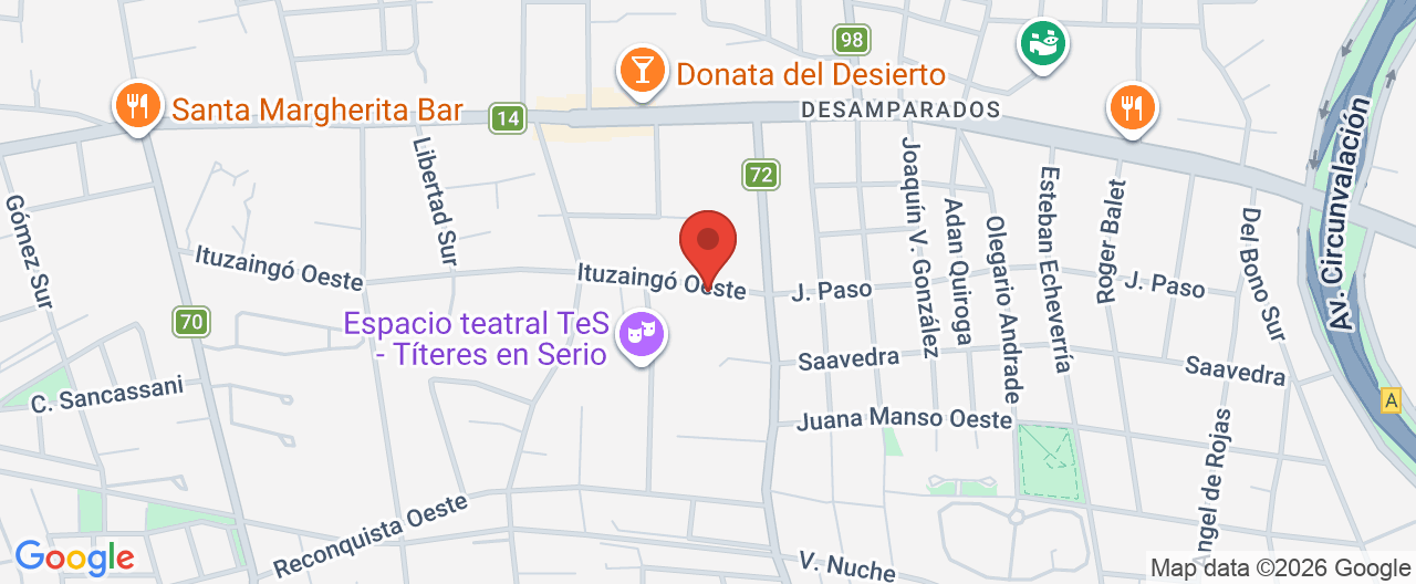 Mapa de la ubicación