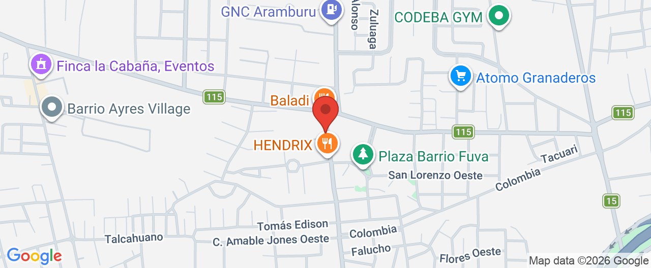 Mapa de la ubicación