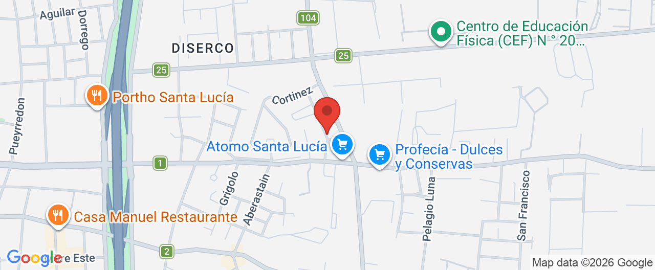 Mapa de la ubicación