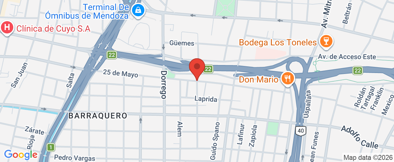 Mapa de la ubicación