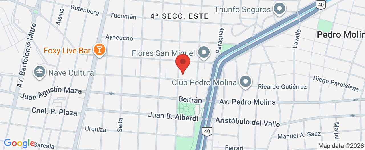 Mapa de la ubicación