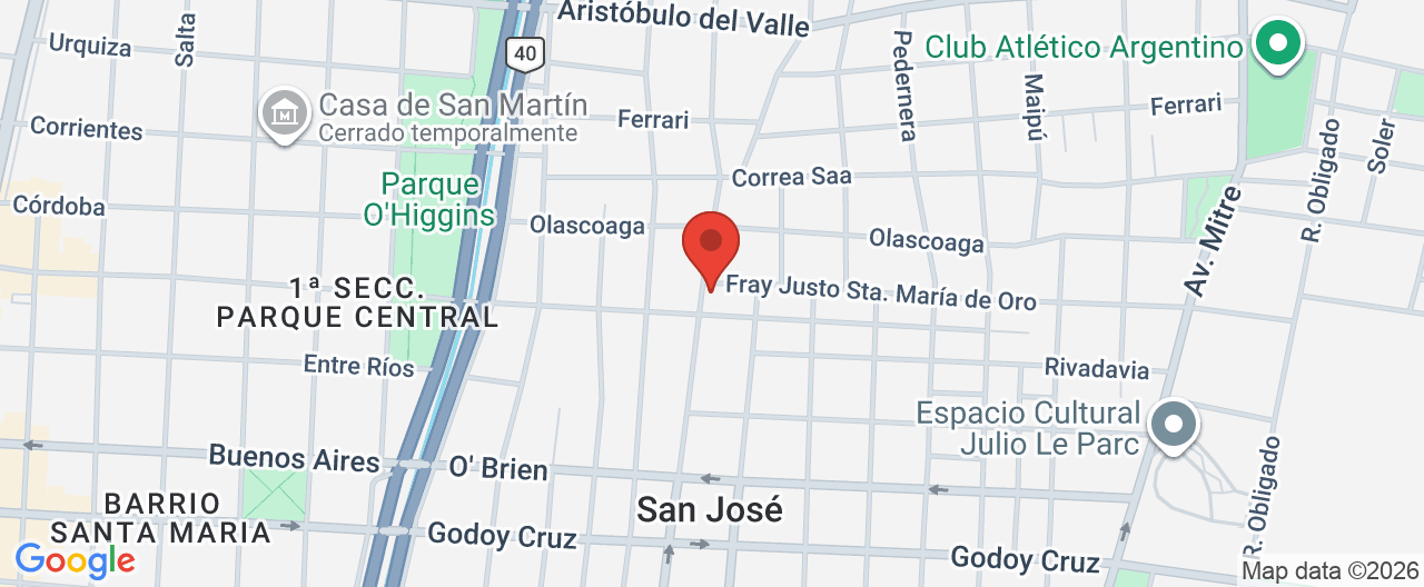 Mapa de la ubicación