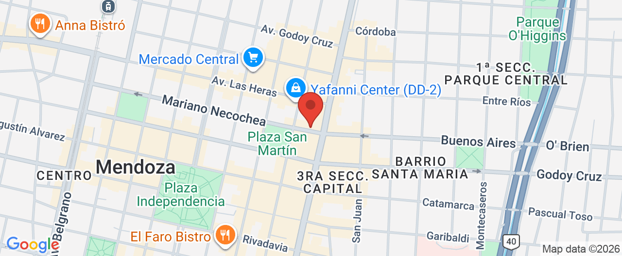 Mapa de la ubicación