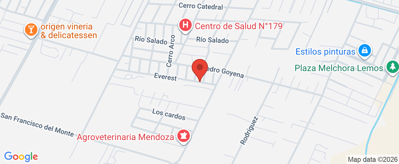 Mapa de la ubicación