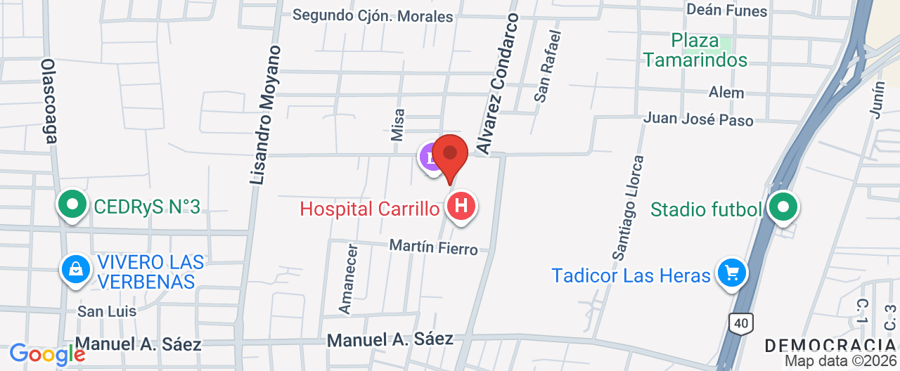Mapa de la ubicación