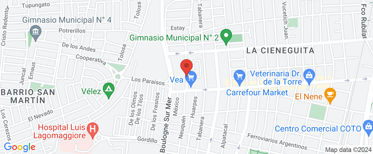Mapa de la ubicación