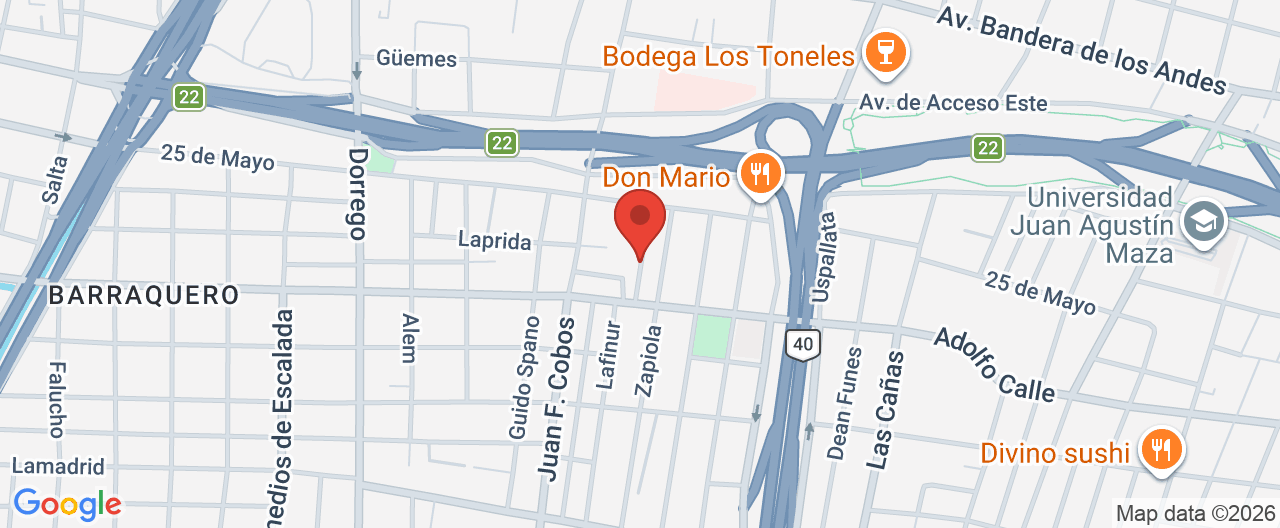 Mapa de la ubicación