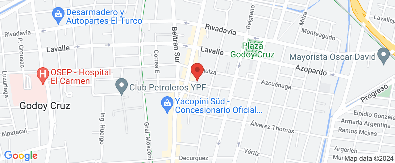 Mapa de la ubicación