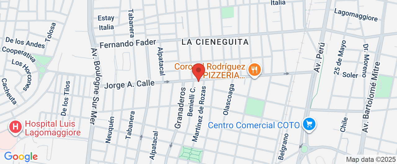Mapa de la ubicación