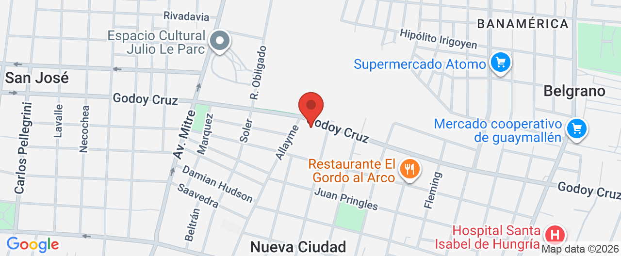 Mapa de la ubicación