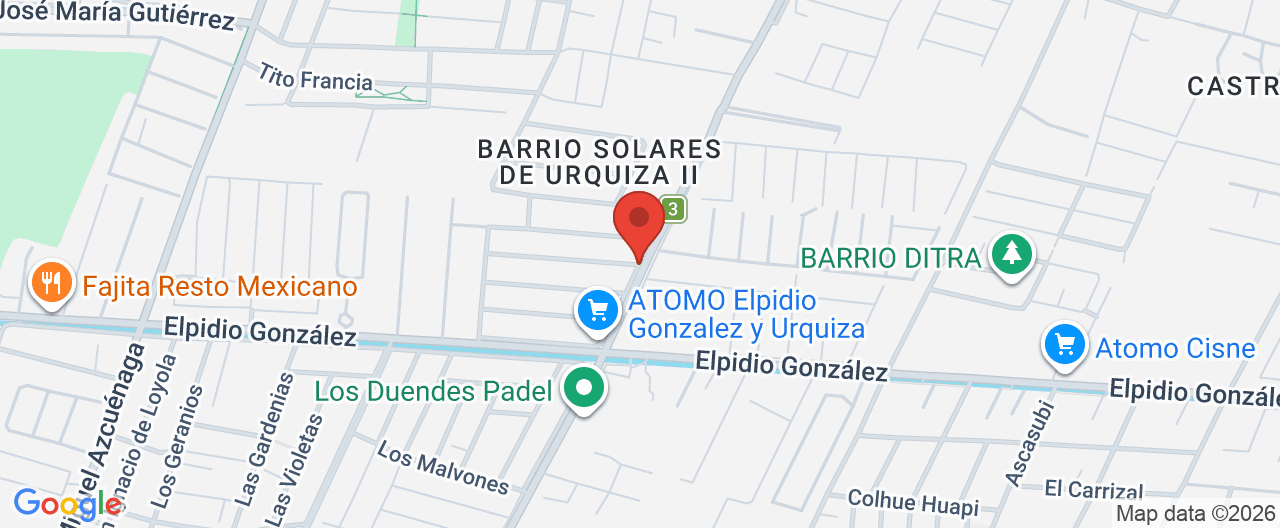 Mapa de la ubicación