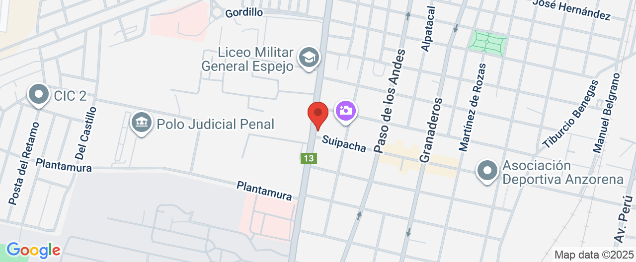 Mapa de la ubicación