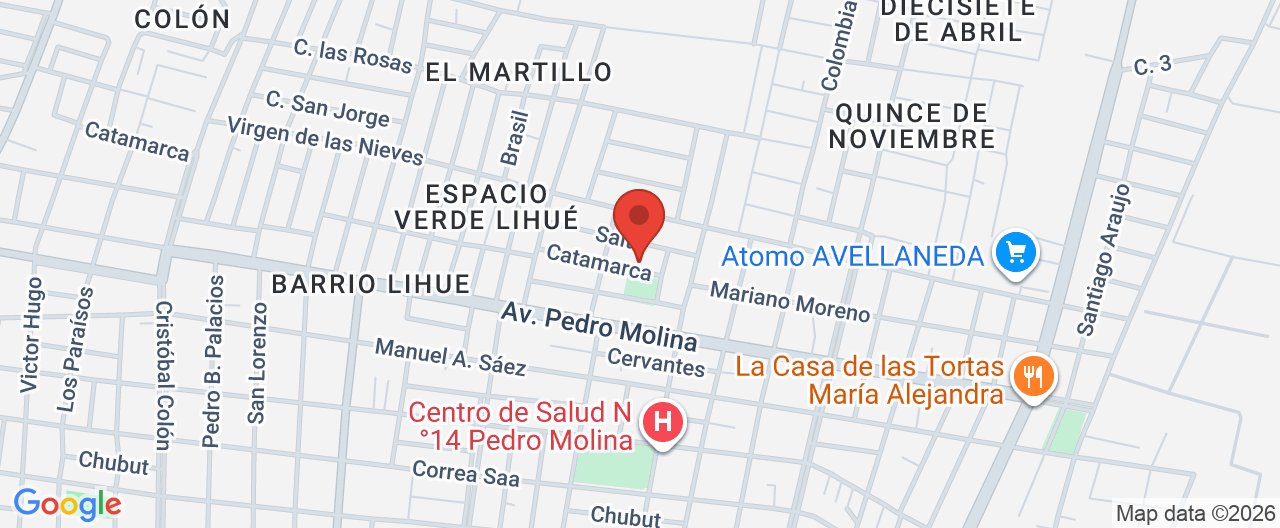 Mapa de la ubicación