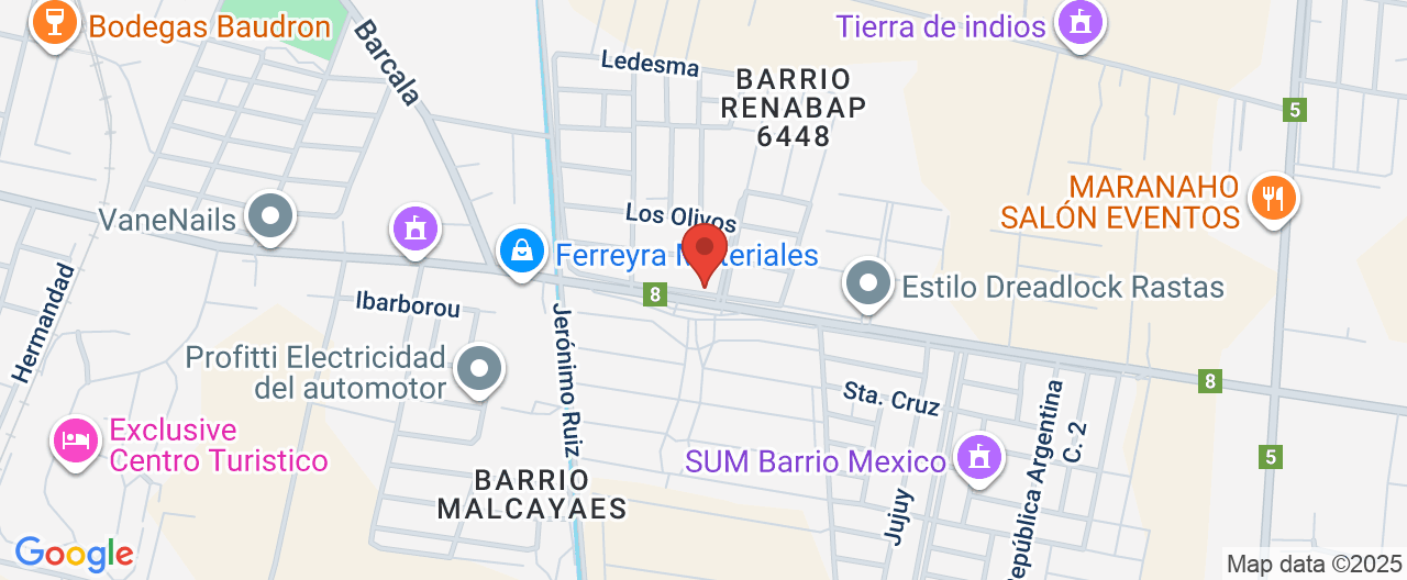Mapa de la ubicación